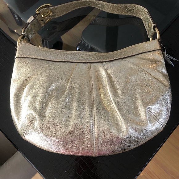 Coach Soho Metallic gold Large Hobo - Picture 9 of 14